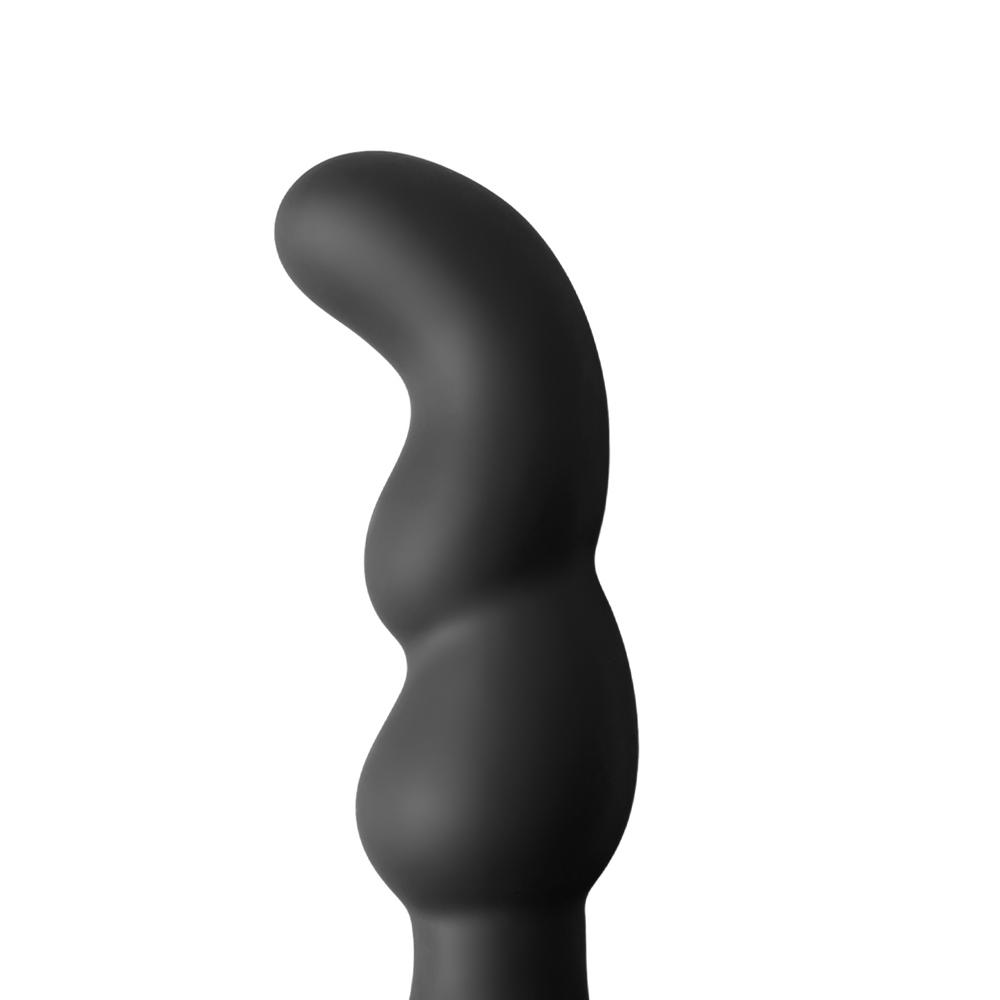 Black Silicone Beaded G-Spot Vibrator