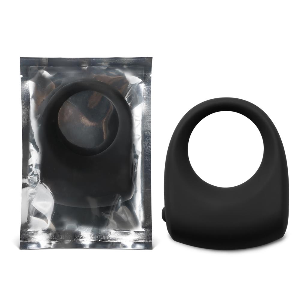 Black Silicone Vibrating Cock Ring