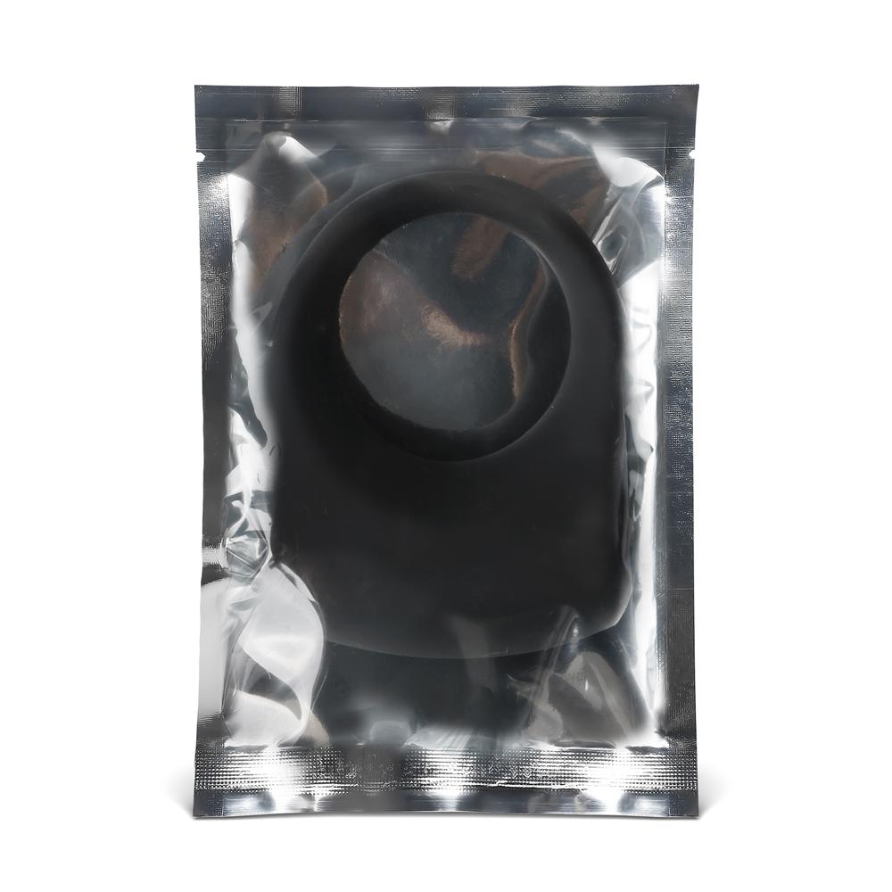 Black Silicone Vibrating Cock Ring