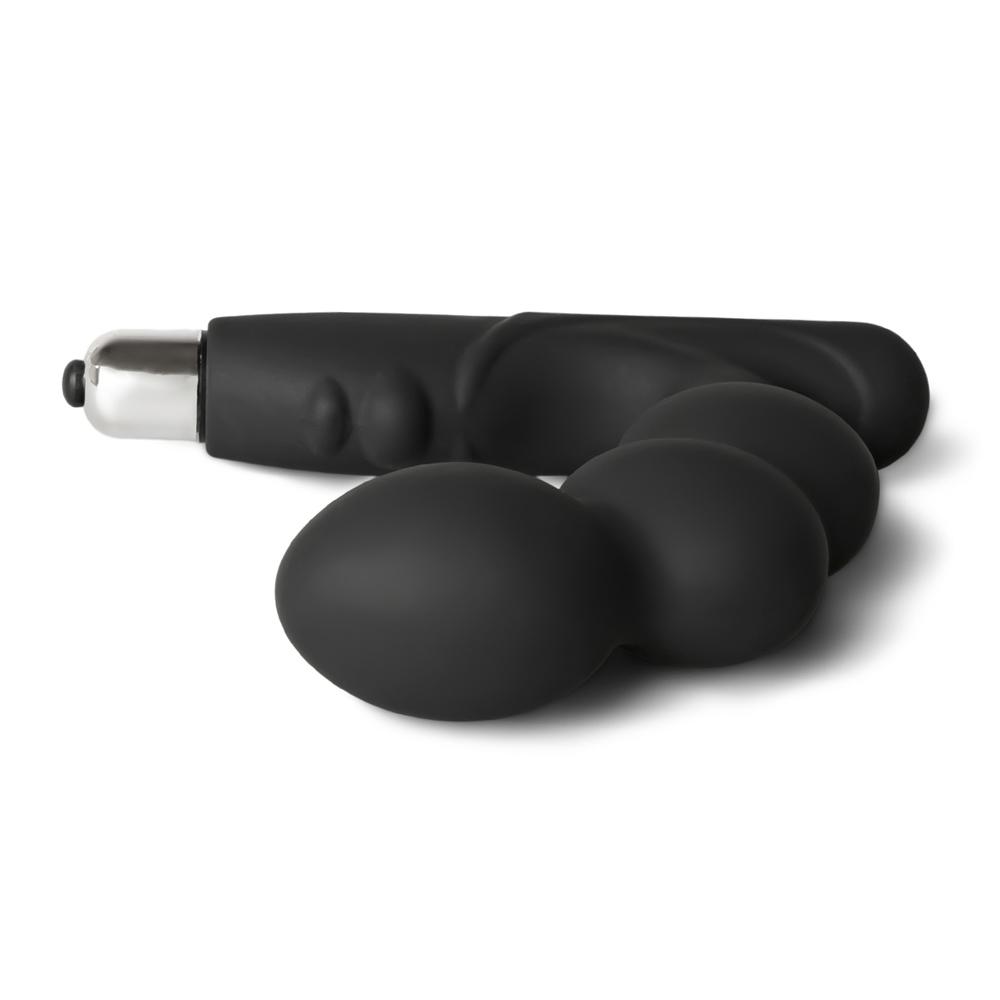 Black Silicone Vibrating Prostate Massager