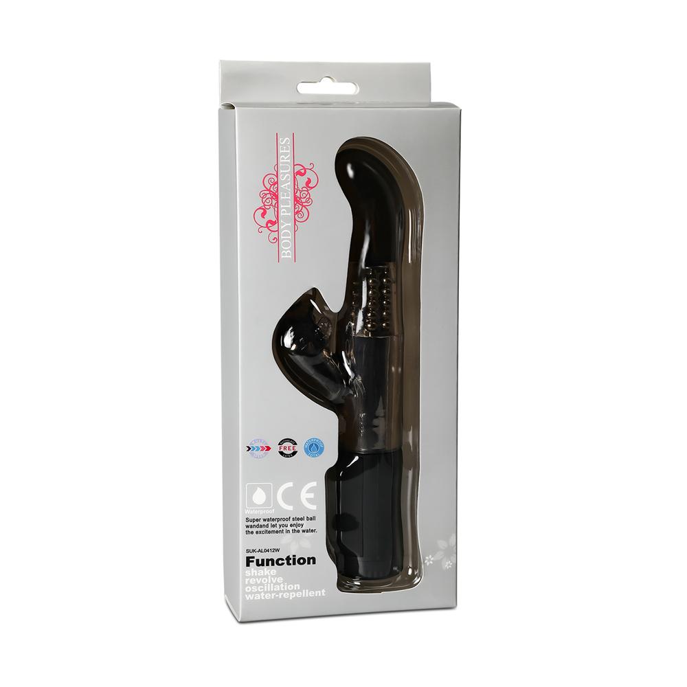 Black Steel Balls G-Spot Vibrator