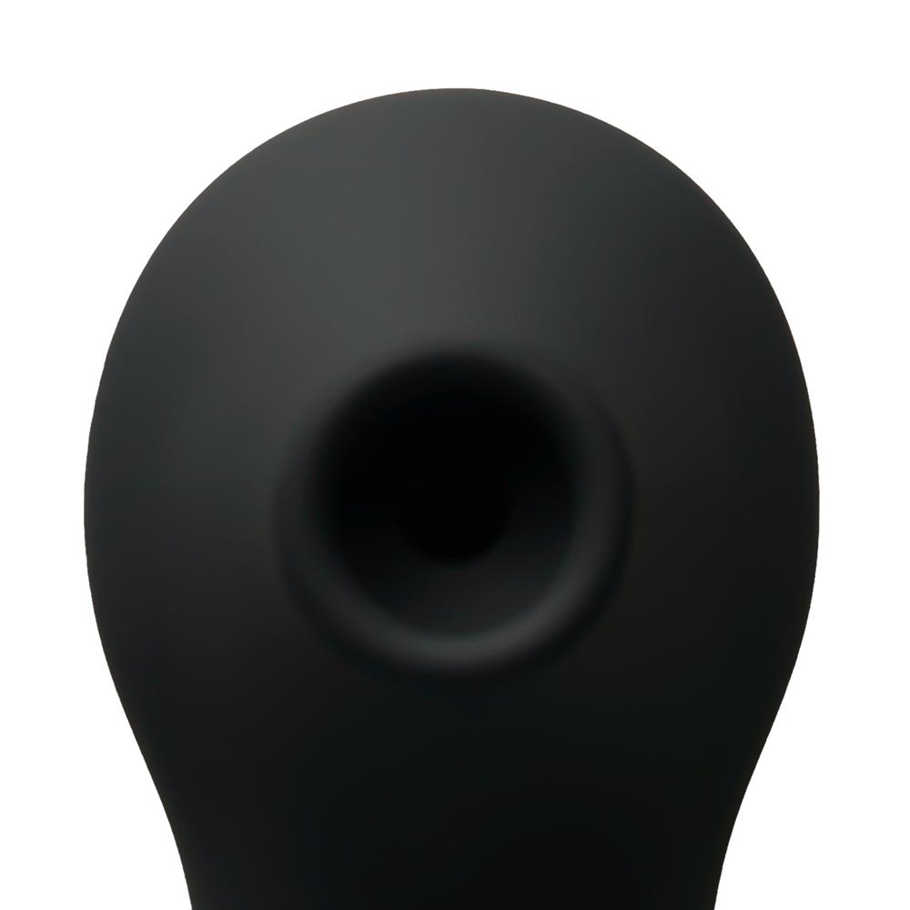 Black Sucking Massager - 5-Speed, Medical Grade Silicone, 4.53