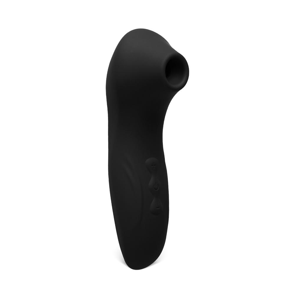 Black Sucking Massager - 5-Speed, Medical Grade Silicone, 4.53