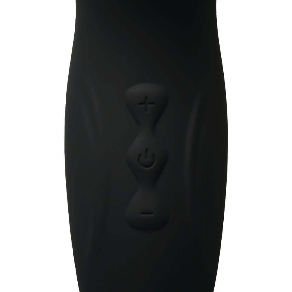 Black Sucking Massager - 5-Speed, Medical Grade Silicone, 4.53