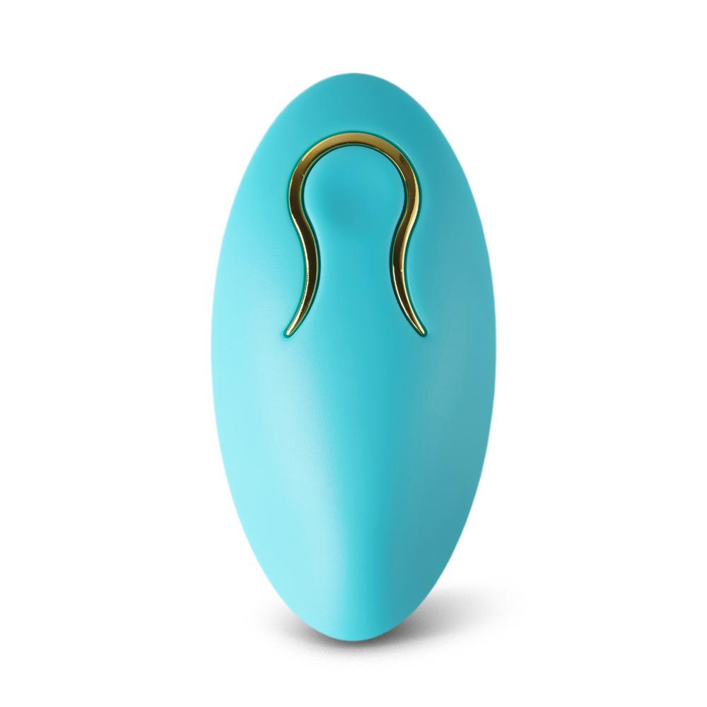 Blue Color 10 Speeds Rechargeable Remote Control Vibrator