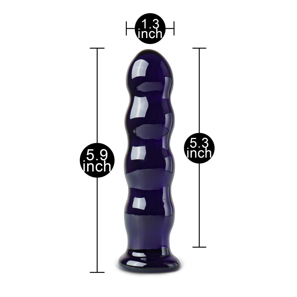 Blue Color Beaded Glass Massager - P11