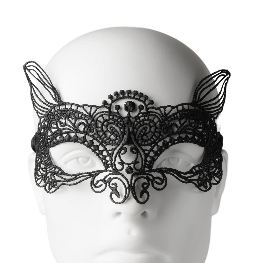 Cat Face Lace Mask