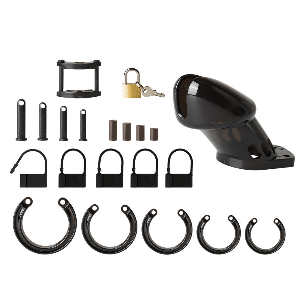 CB6000 Male Chastity Kit ( Black Color )