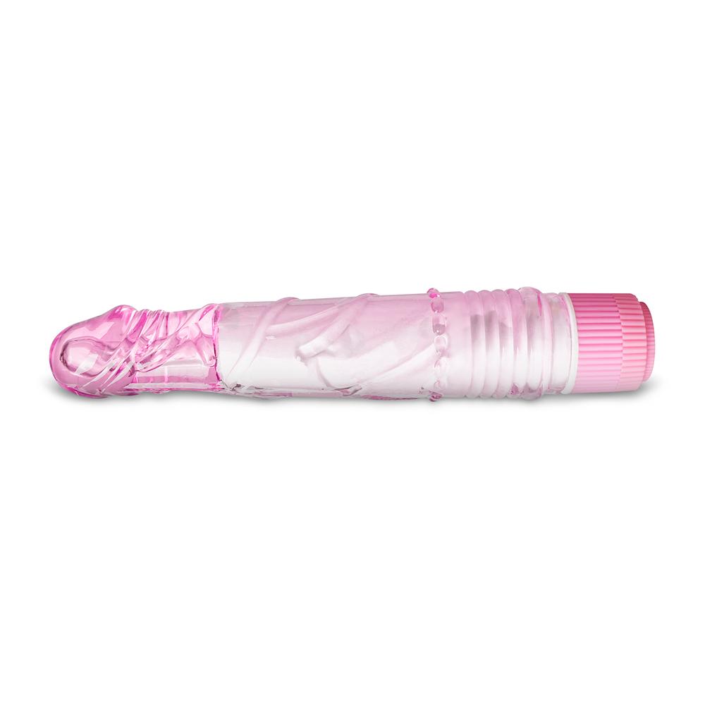 Cheap Clear Pink Color Realistic Dildo Vibrator ( No Smell )