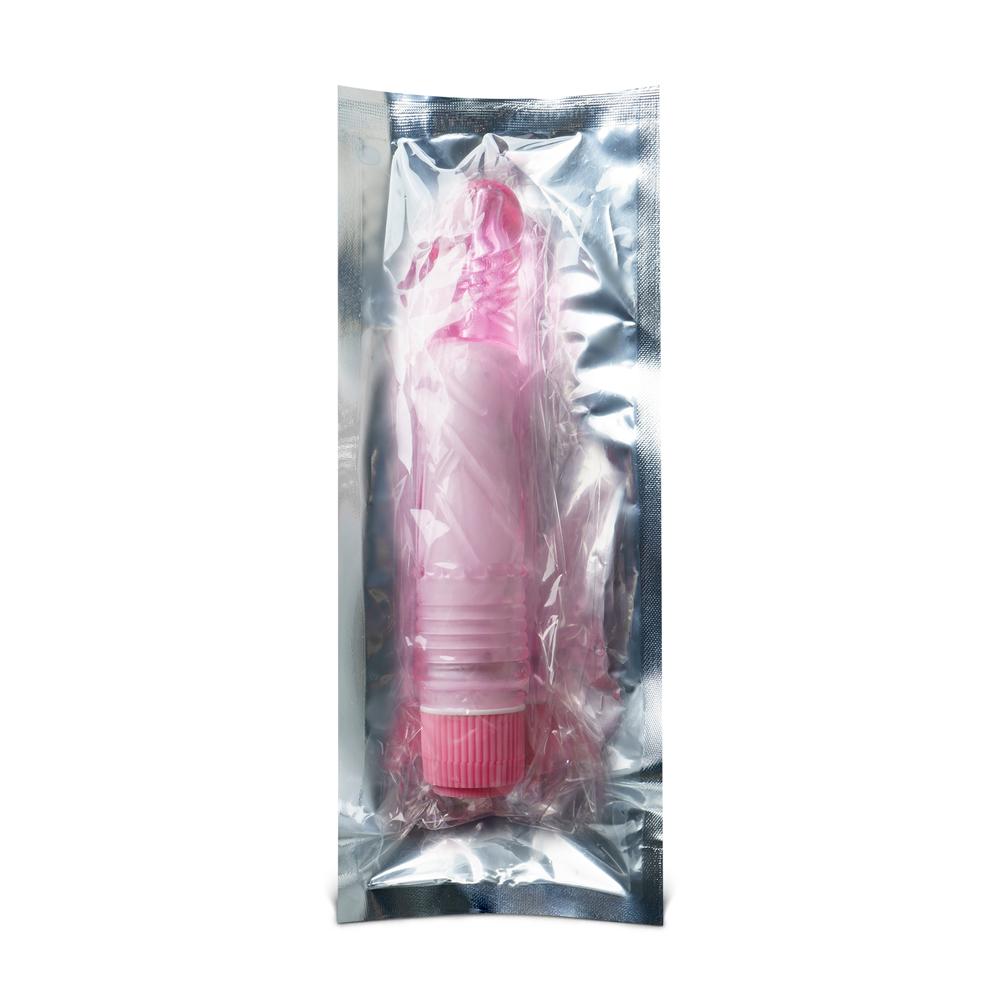 Cheap Clear Pink Color Realistic Dildo Vibrator ( No Smell )