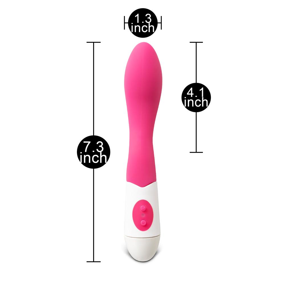 Cheap Price Magenta Color Silicone G-Spot Vibrator II ( Foil Bag )