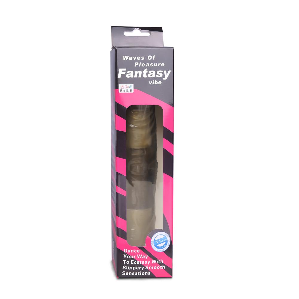 Clear Black Flexible Basic Realistic Vibrator