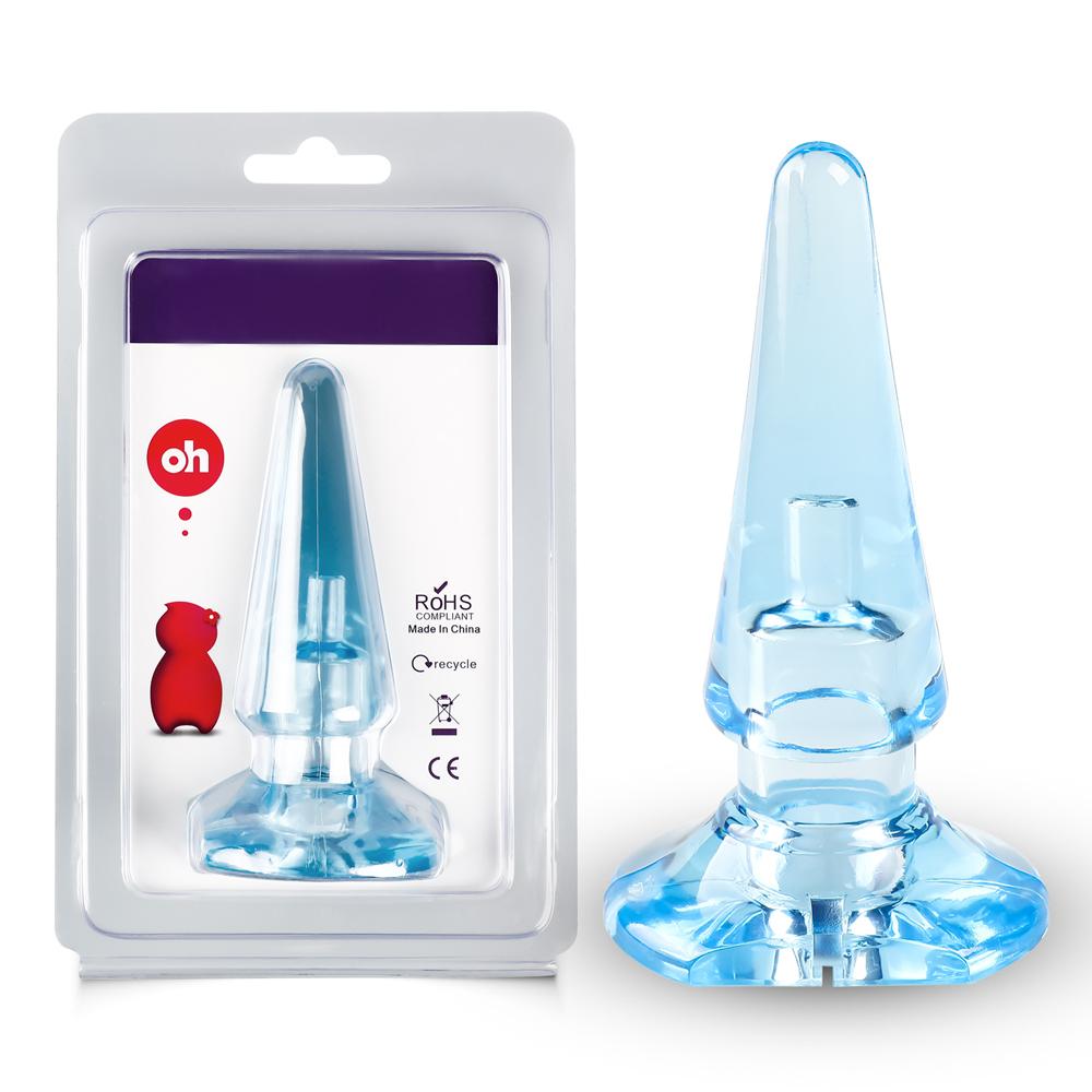 Clear Blue Anal Plug