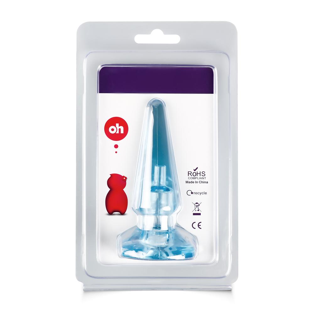 Clear Blue Anal Plug