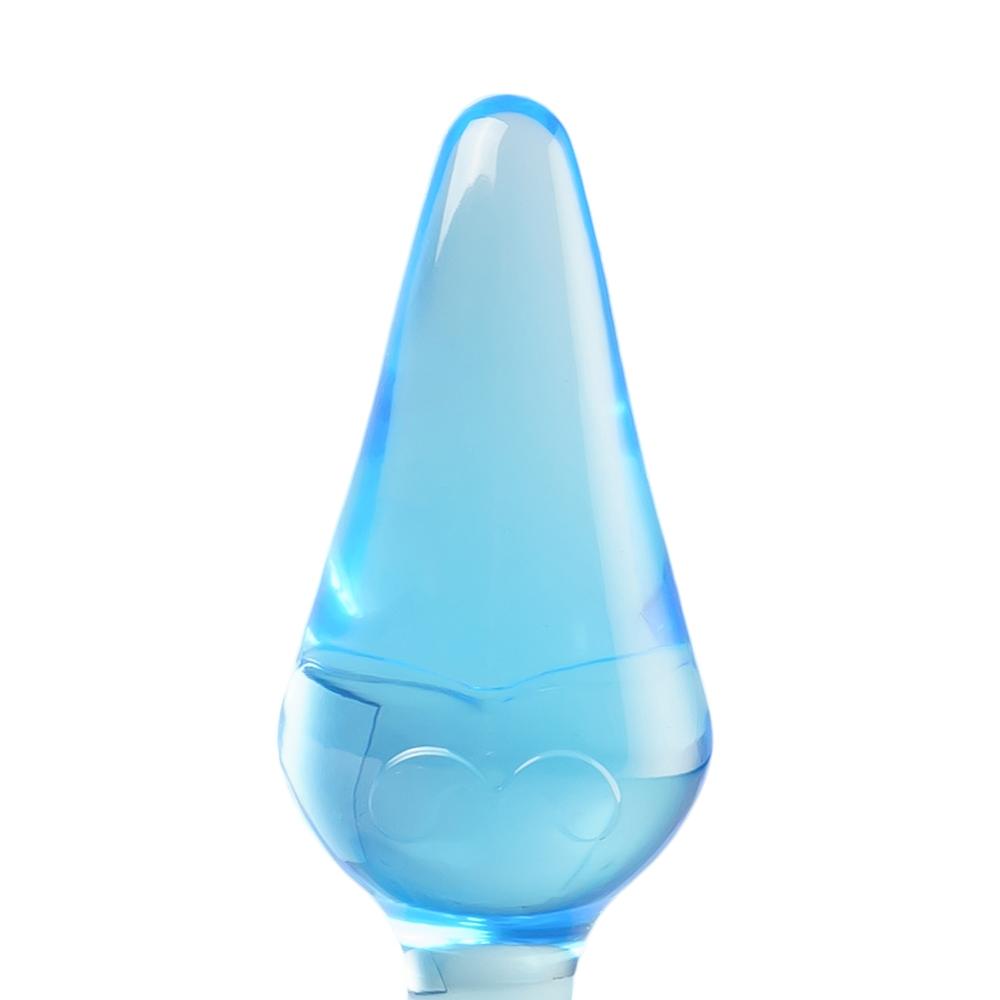 Clear Blue Mini Anal Plug