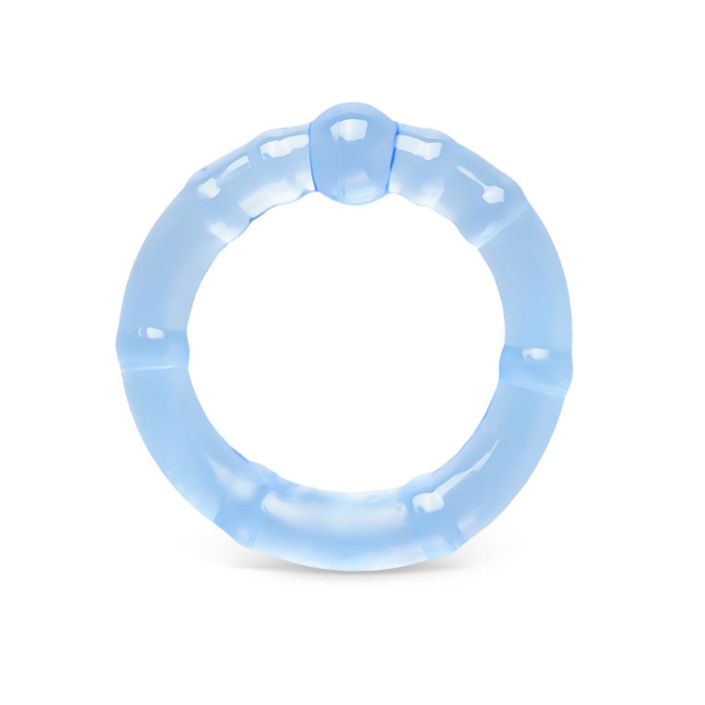 Clear Blue Triple Cock Ring Kit