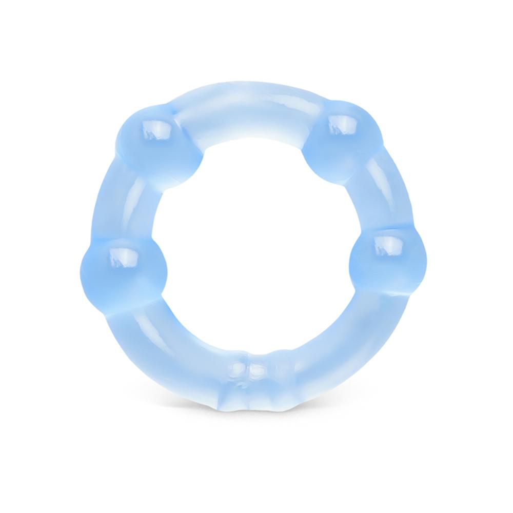 Clear Blue Triple Cock Ring Kit