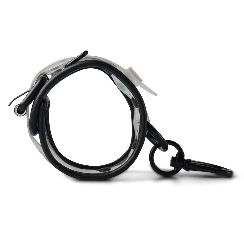 Clear Color Handcuffs with Black Chain