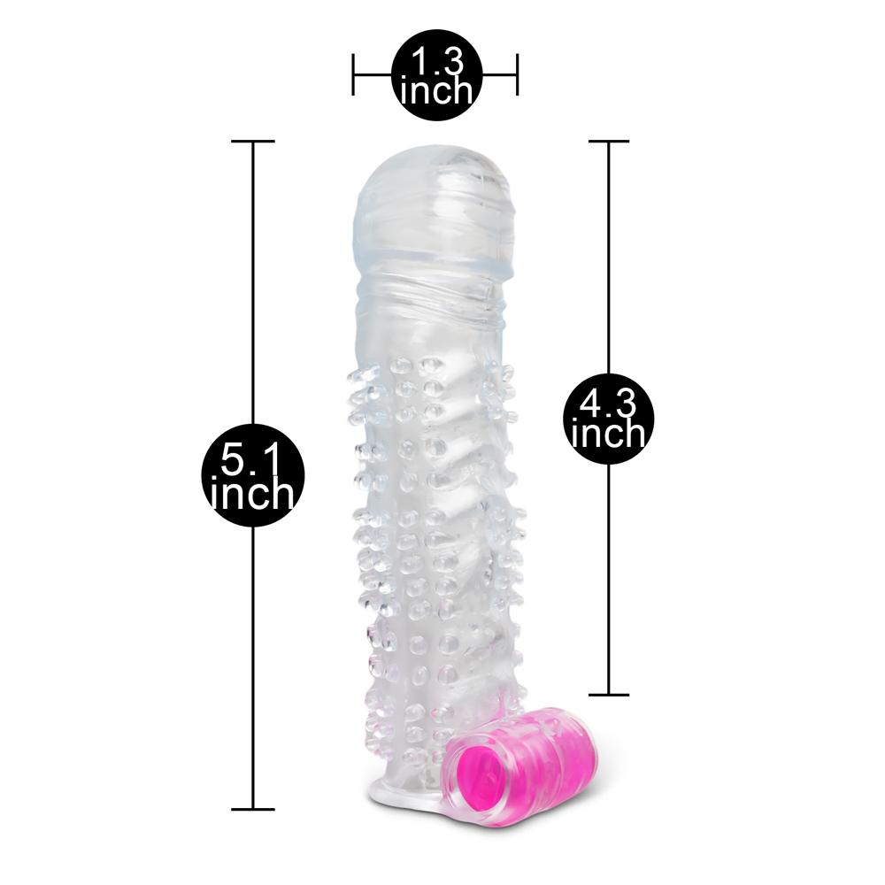 Clear Color Vibrating Penis Sleeve I