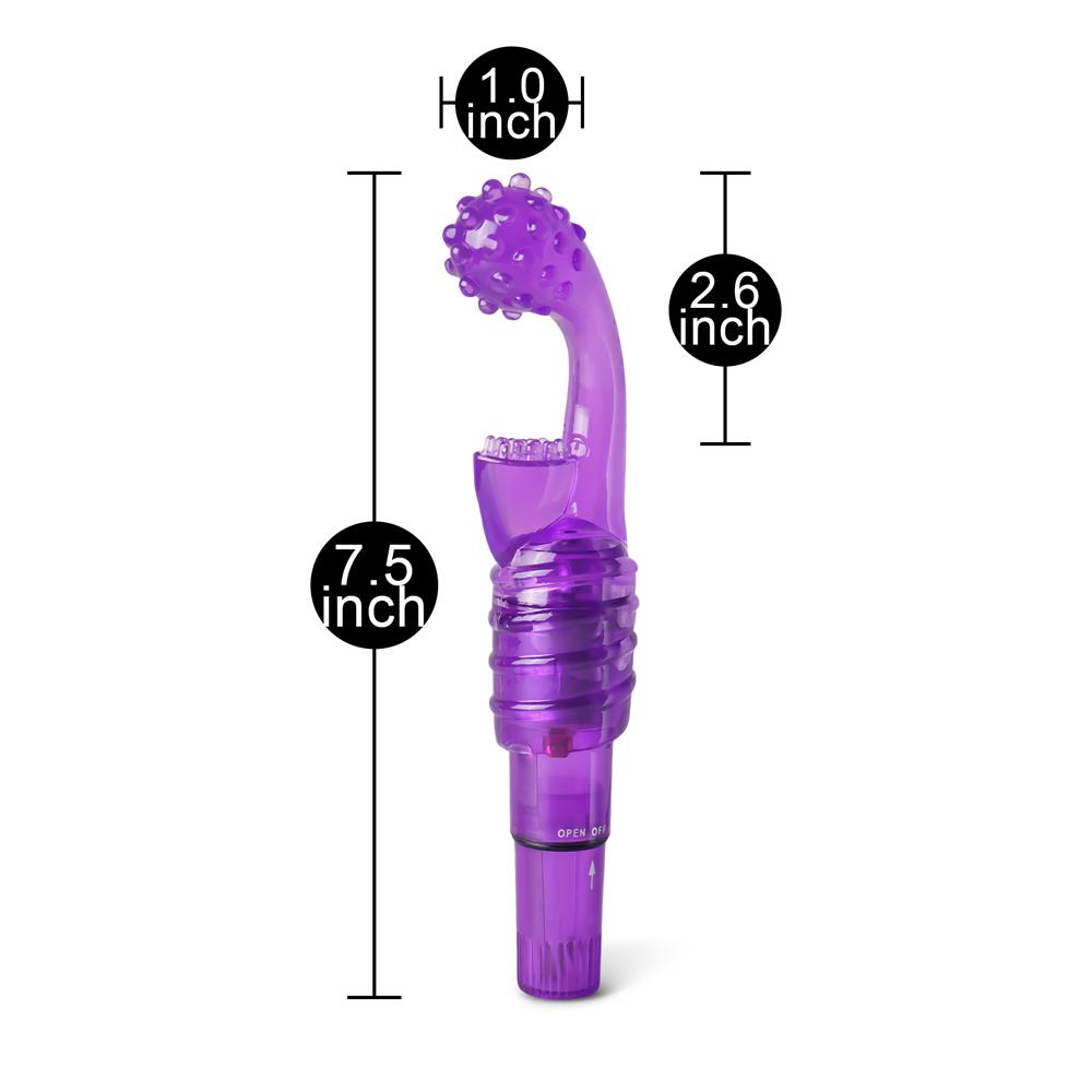 Clear Purple Color One Speed Mini Vibrator