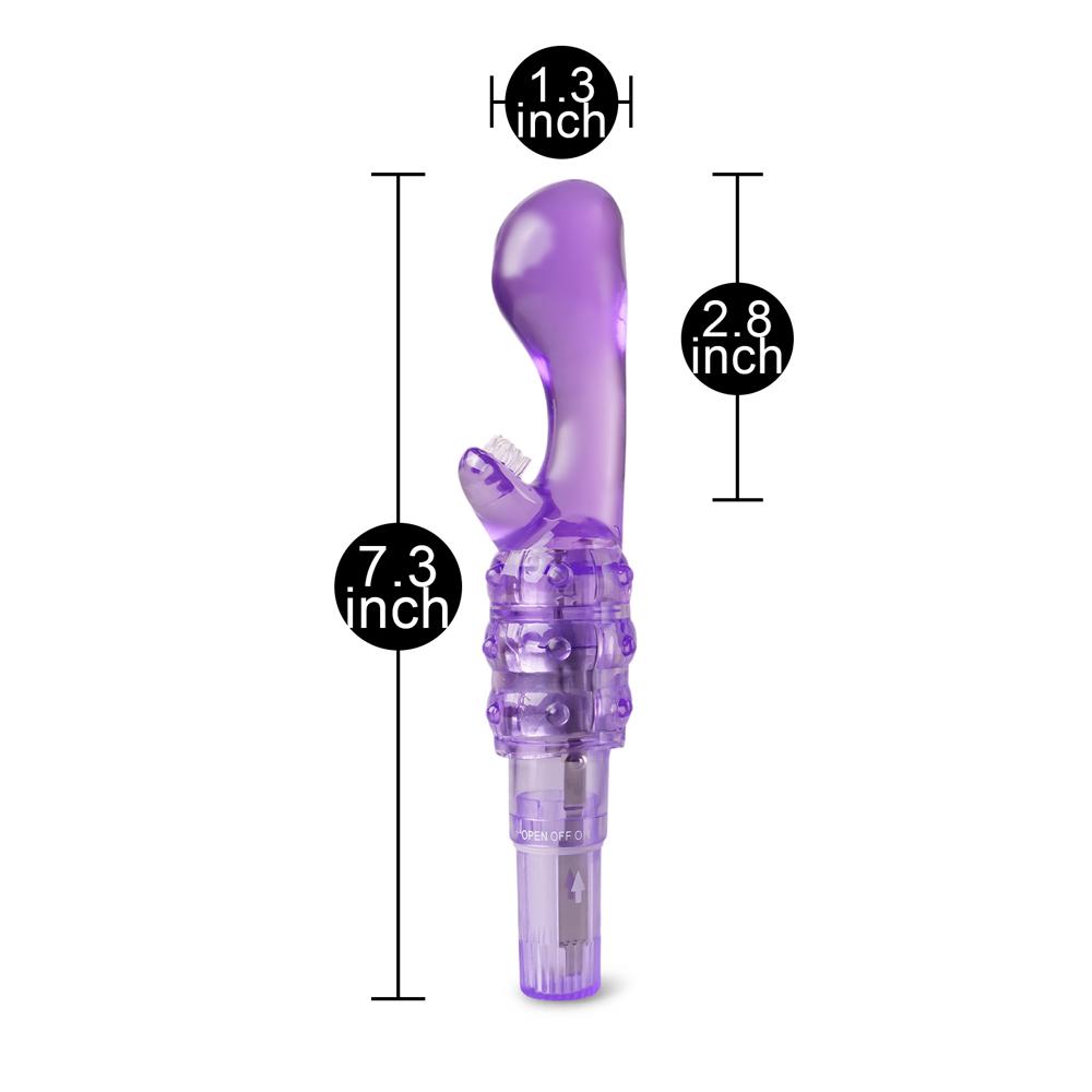 Clear Purple Cute G-Spot Vibrator