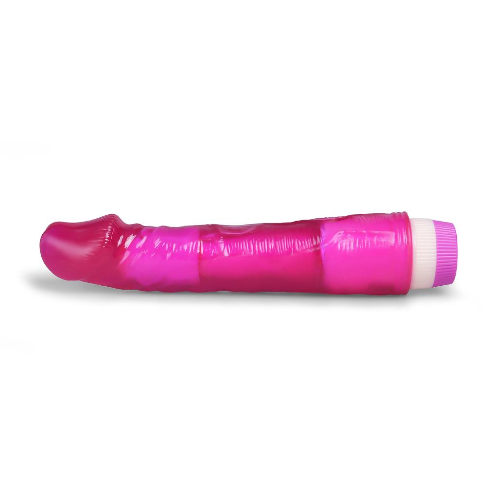 Clear Purple Flexible Basic Realistic Vibrator