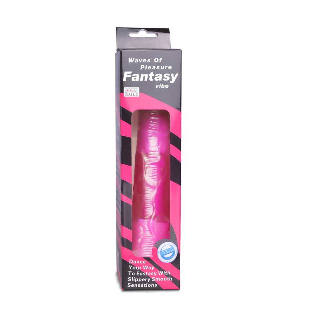 Clear Purple Flexible Basic Realistic Vibrator