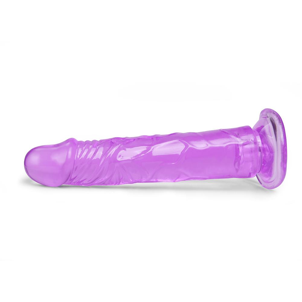 Clear Purple Hard Standing Realistic Dildo with Suction Cup