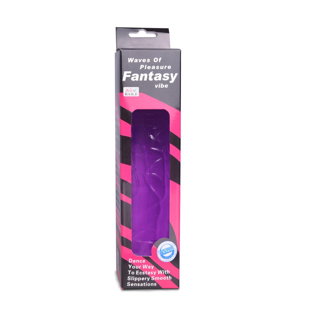 Clear Purple Hard Standing Realistic Dildo with Suction Cup