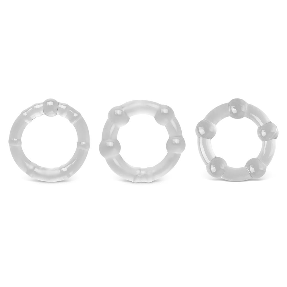 Clear Triple Cock Ring Kit