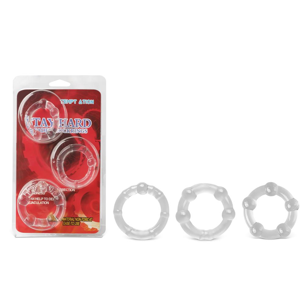 Clear Triple Cock Ring Kit