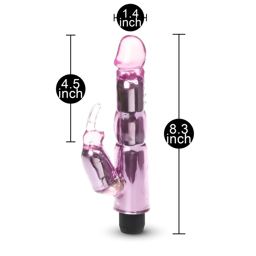 Crystal Pink Rabbit Vibrator (Waterproof)