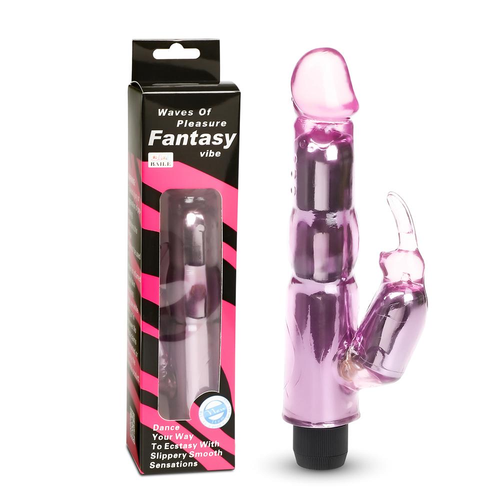 Crystal Pink Rabbit Vibrator (Waterproof)