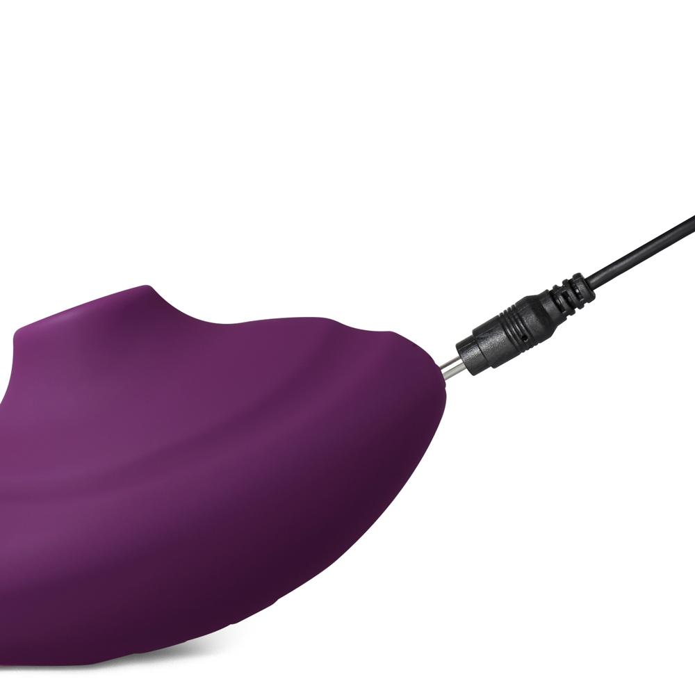 Dark Purple Color 10 Speeds Clitoral Sucking Stimulator and G-Spot Vibrator