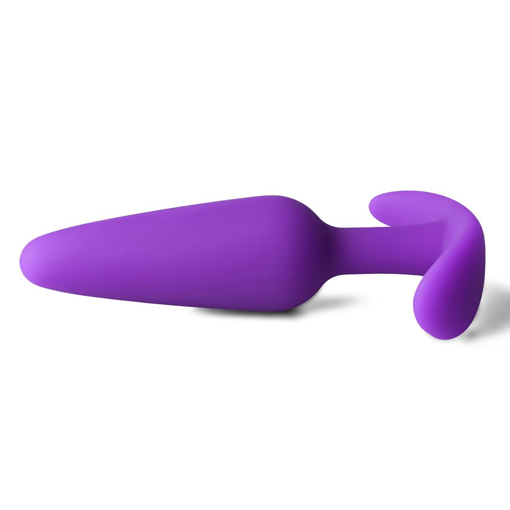 Dark Purple Color Silicone Butt Plug Set