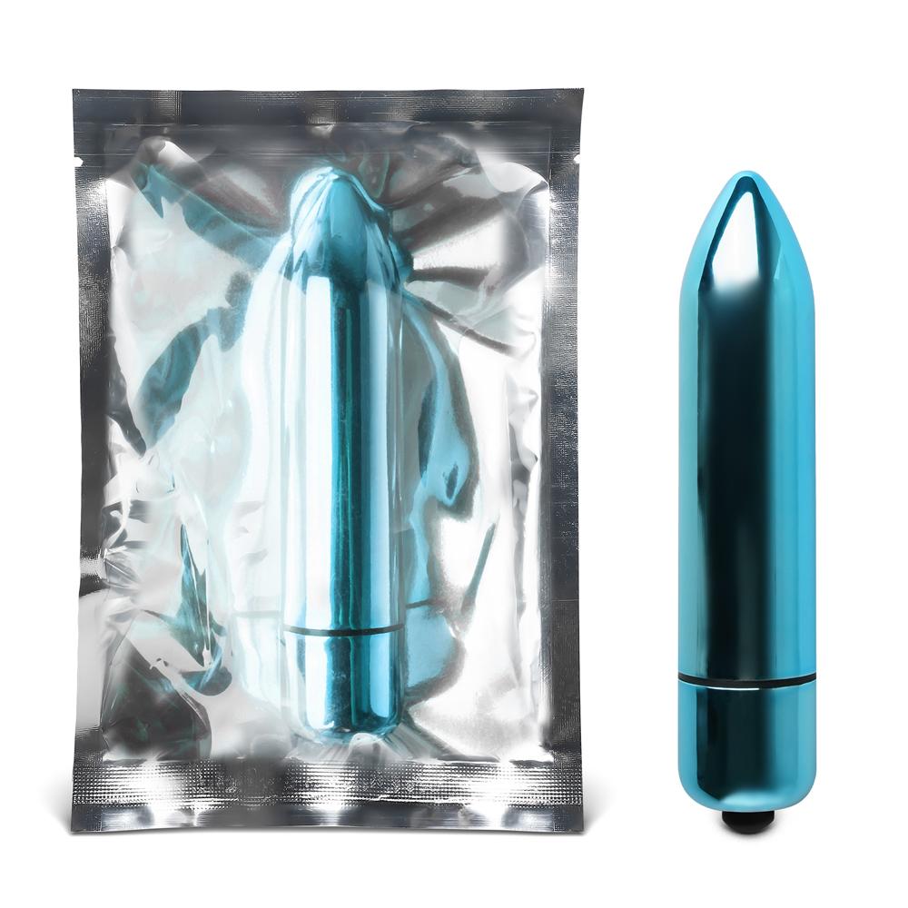 Electroplated Blue Vibrating Bullet