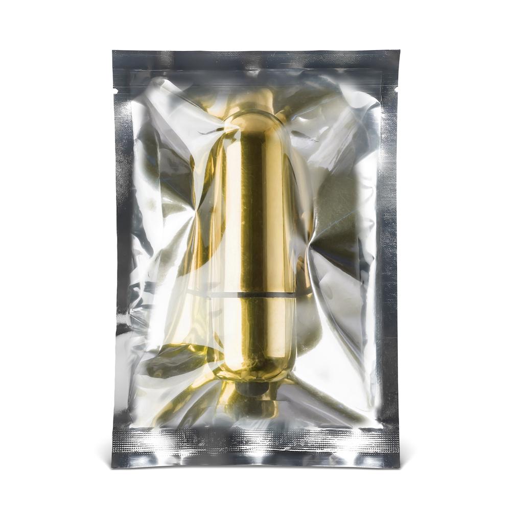 Electroplated Gold Mini Vibrating Bullet