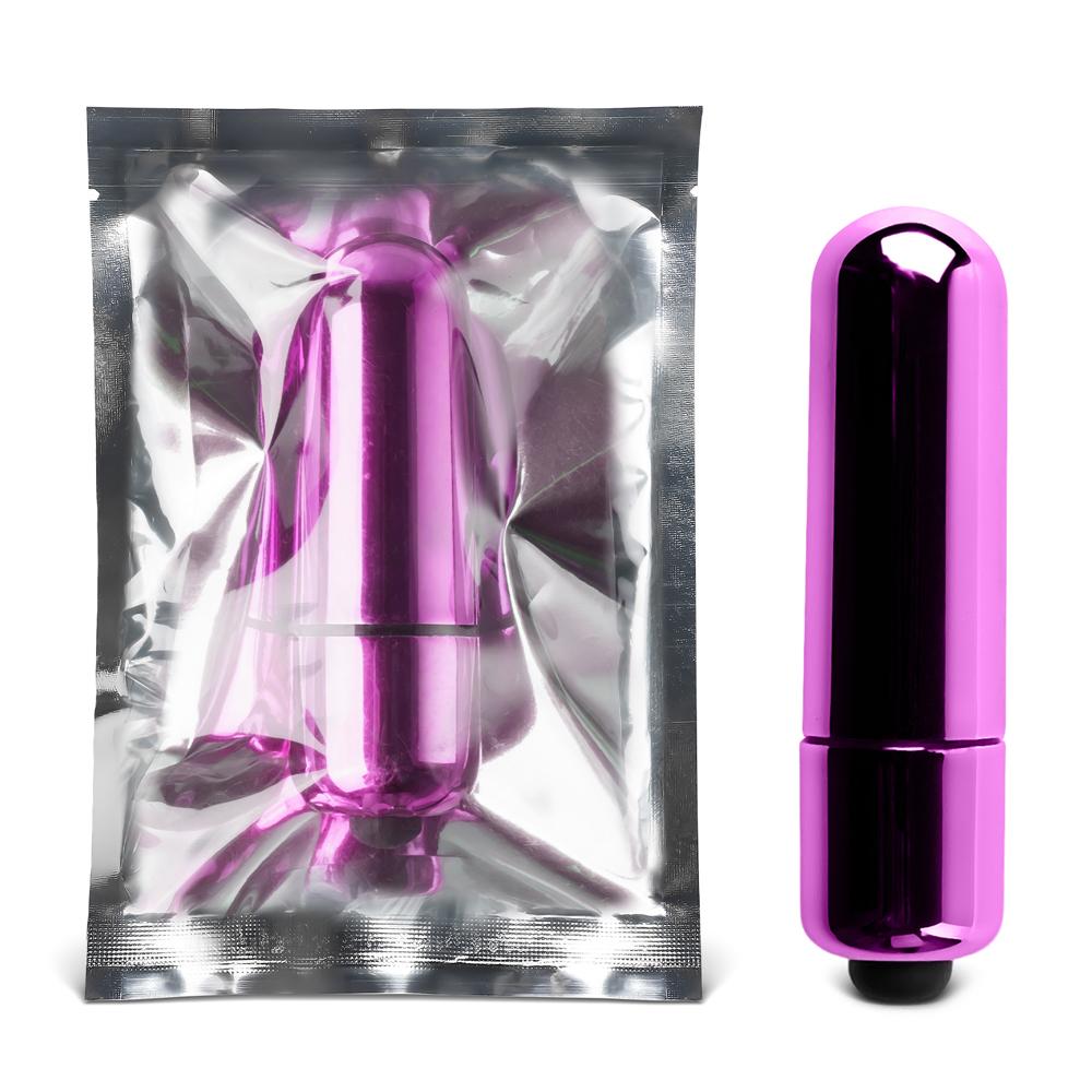 Electroplated Pink Mini Vibrating Bullet