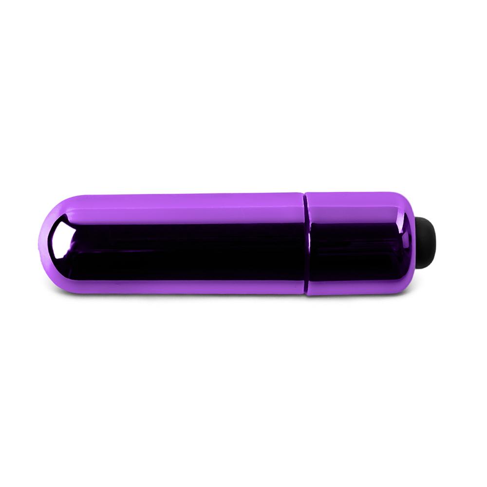 Electroplated Purple Mini Vibrating Bullet