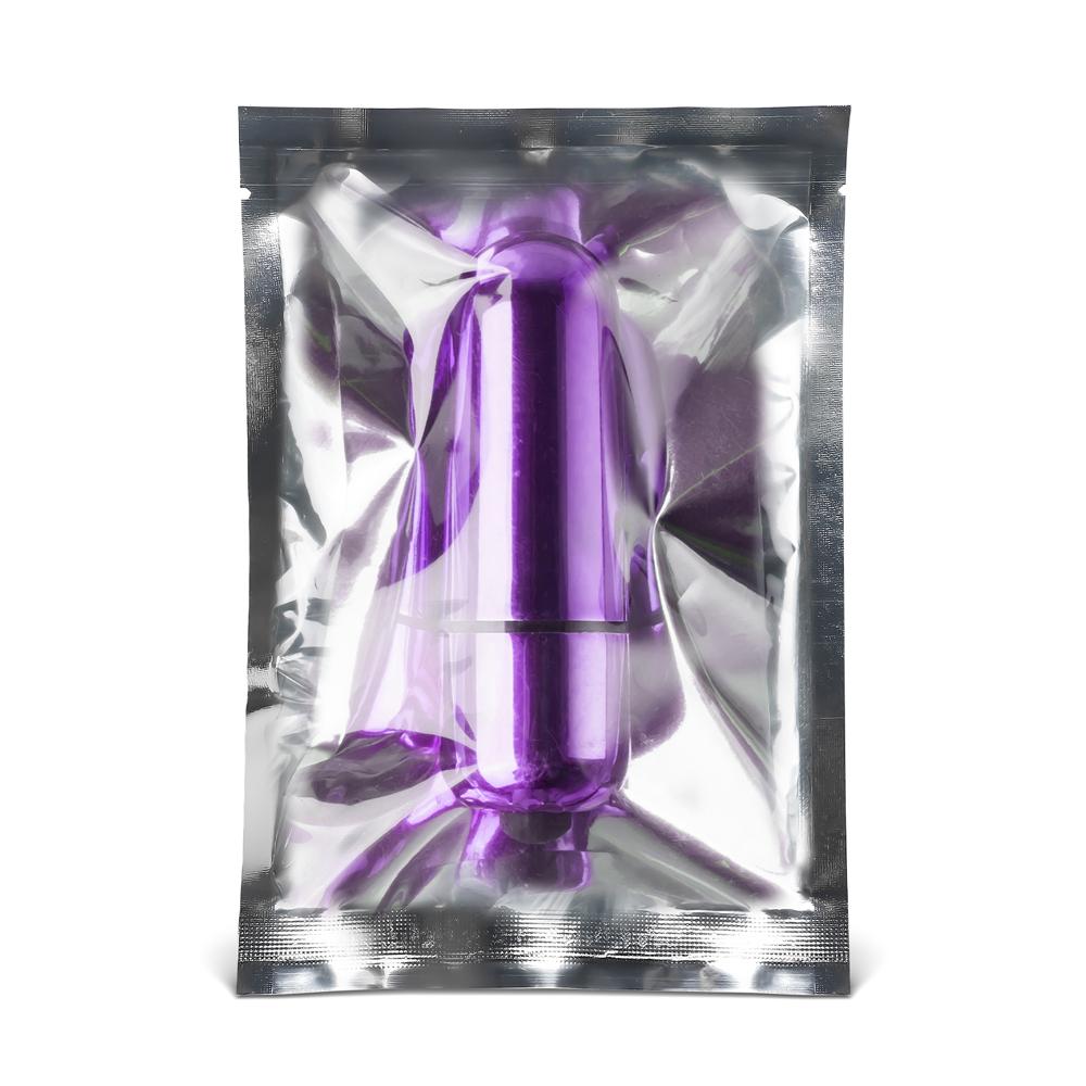 Electroplated Purple Mini Vibrating Bullet