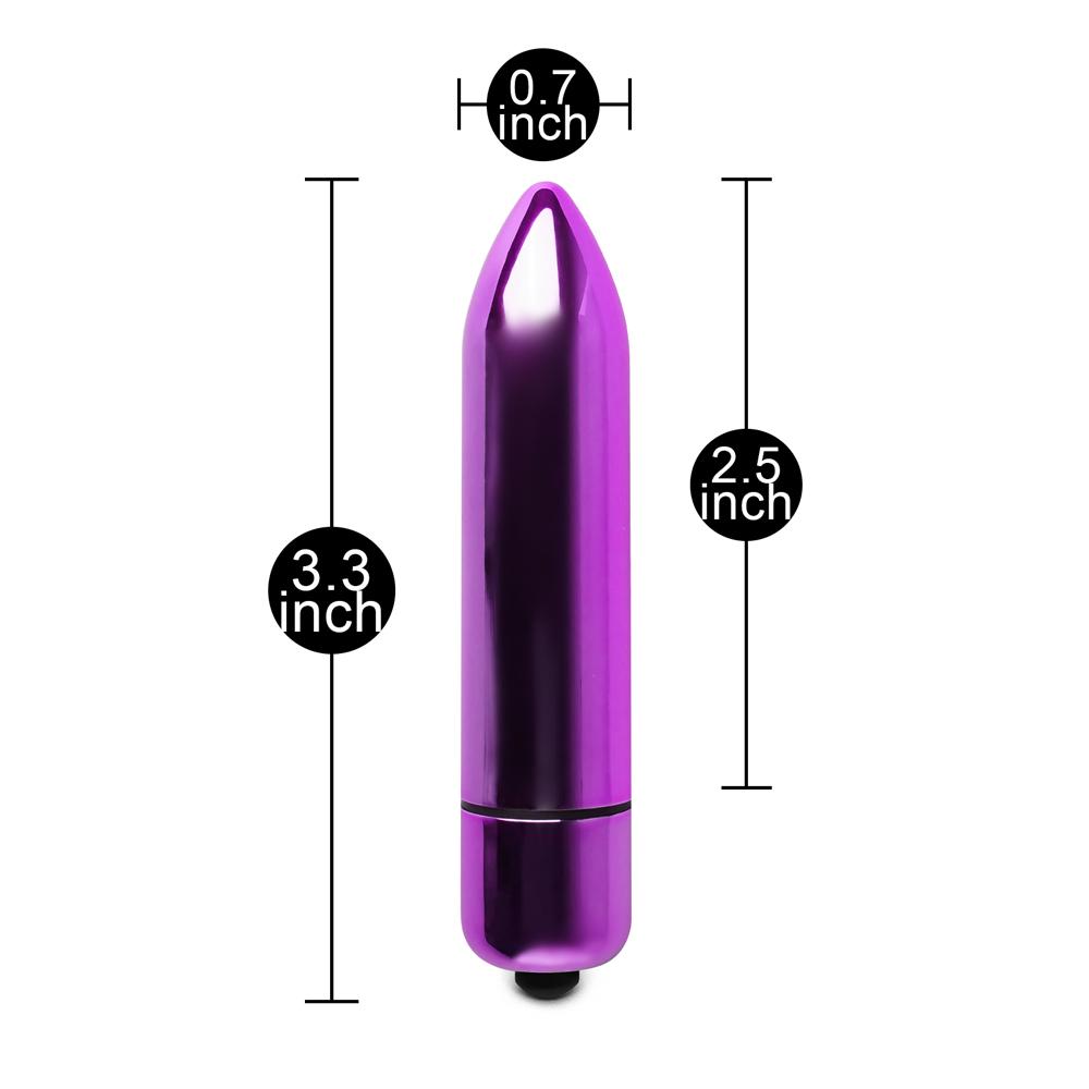 Electroplated Purple Vibrating Bullet