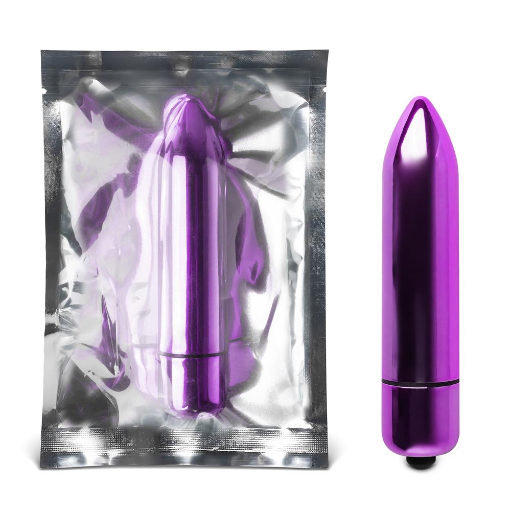 Electroplated Purple Vibrating Bullet