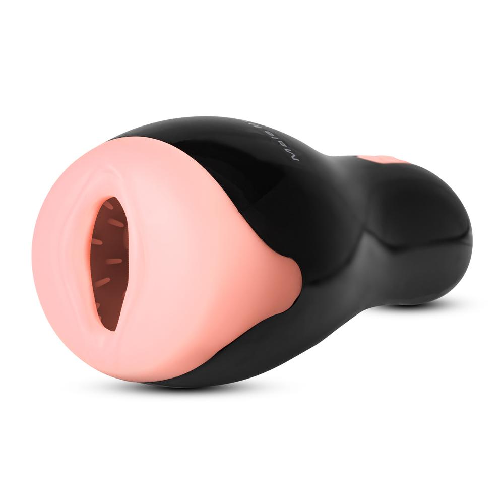 Flesh Color 12-Speed Male Vibrating Masturbator with Heating Function