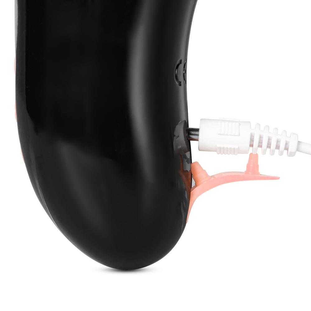 Flesh Color 12-Speed Male Vibrating Masturbator with Heating Function