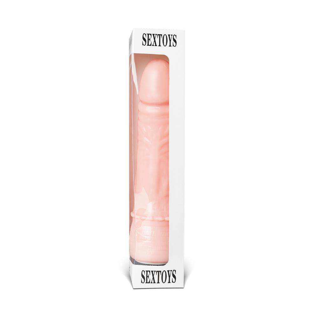 Flesh Color Realistic Penis Vibrator ( TPE Material )