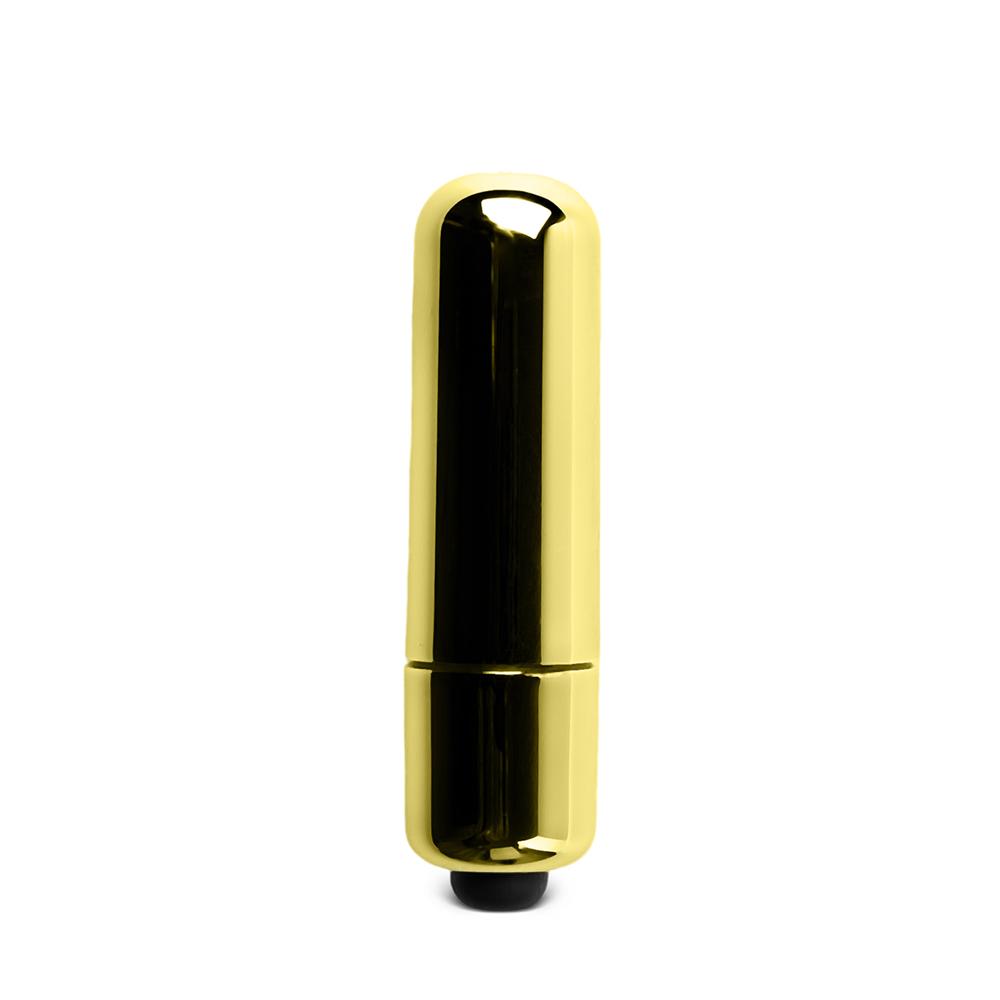 Golden Glass Dildo Vibrator