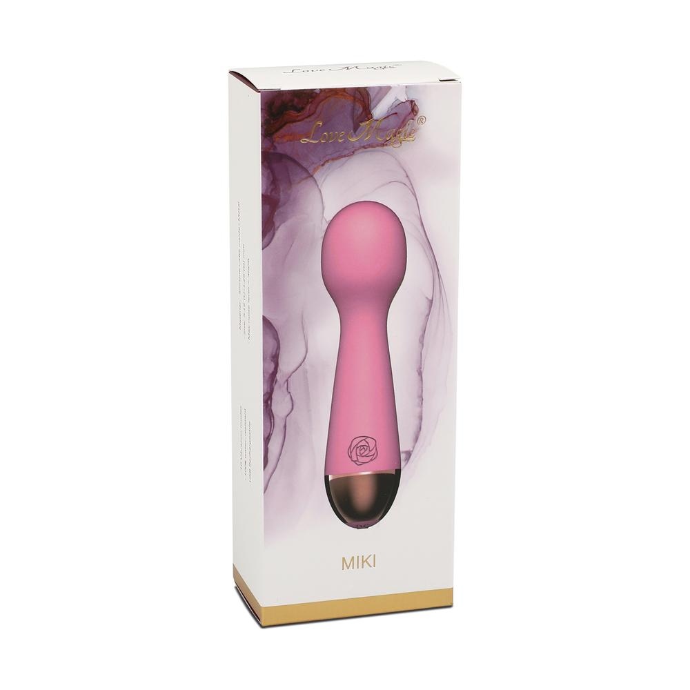 Green Color 10-Speed Mini Vibrating Rechargeable Wand Massager