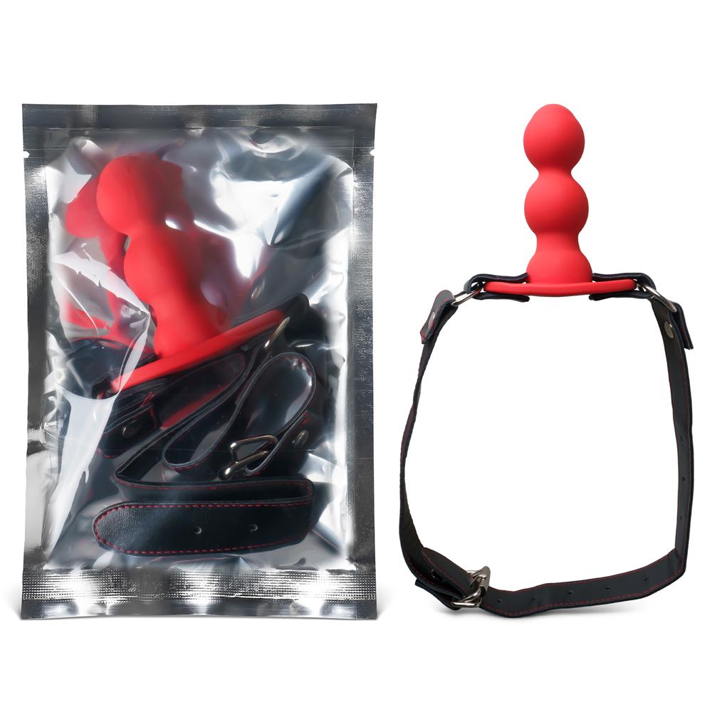 Leg Harness with Red Silicone Dildo - Type II