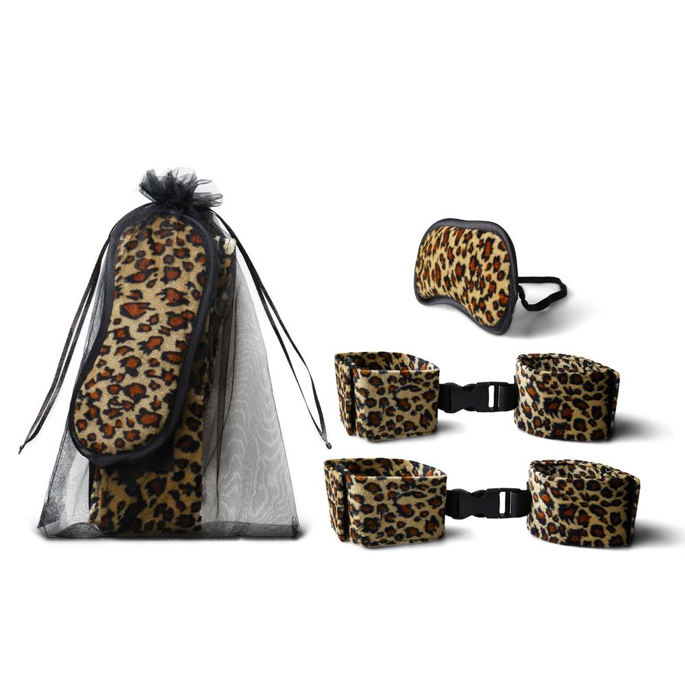 Leopard Mask & Cuffs Kit