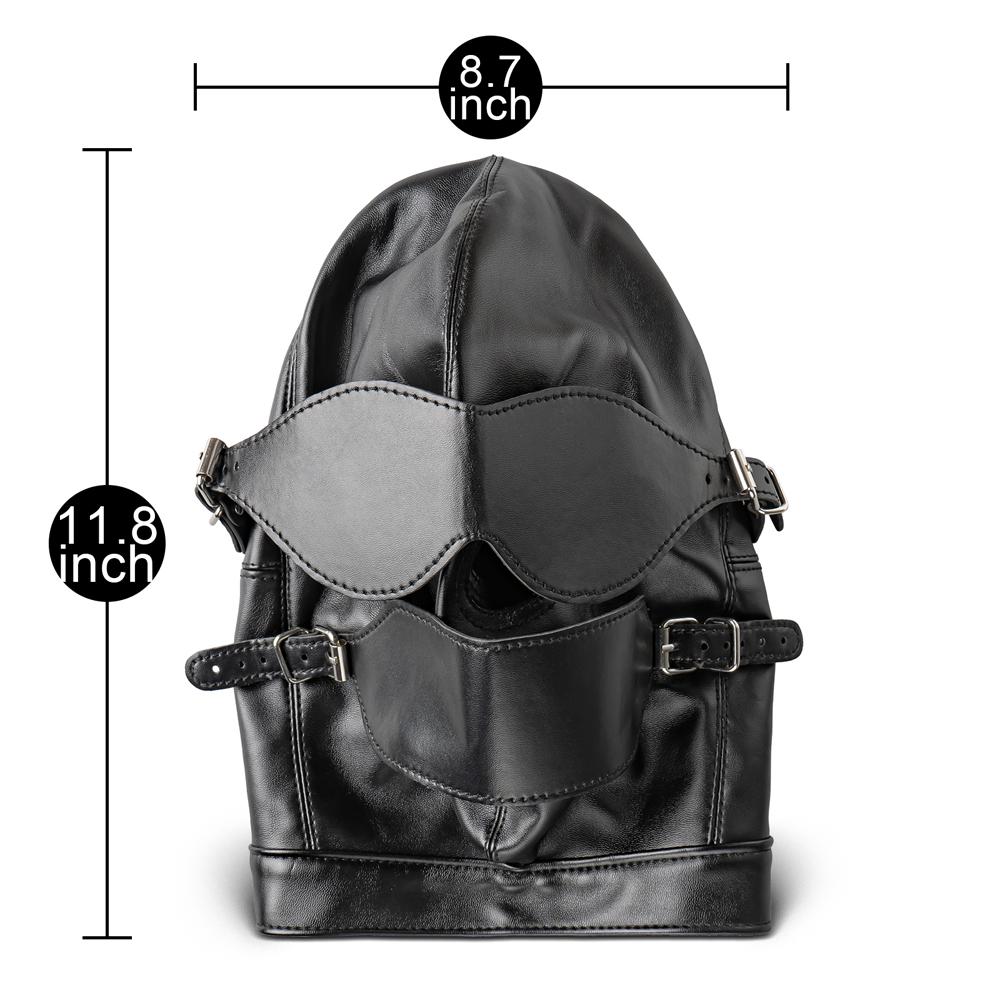 Luxury Mask Hood with Mask and Ball Gag